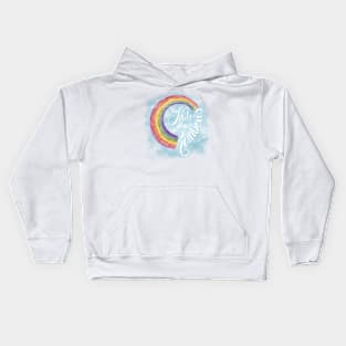 You smell like rainbows Kids Hoodie